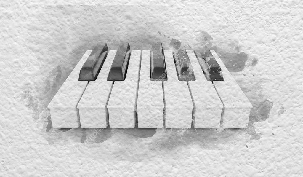 Piano Keys on the Paper