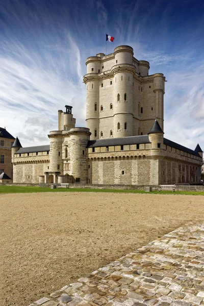 Chateau de vincennes Párizsban — Stock Fotó