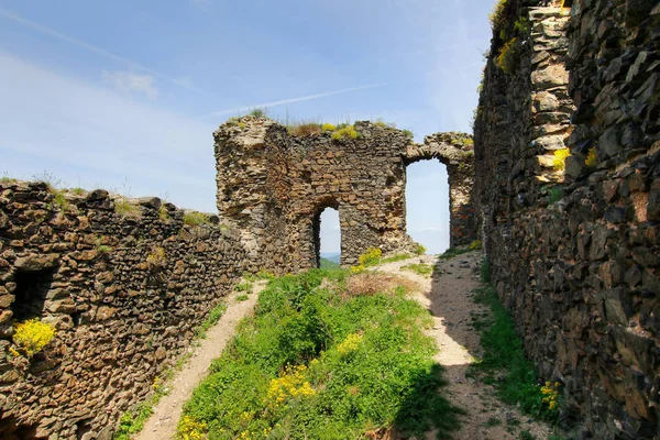 Ruinen der Burg Kostalov — Stockfoto