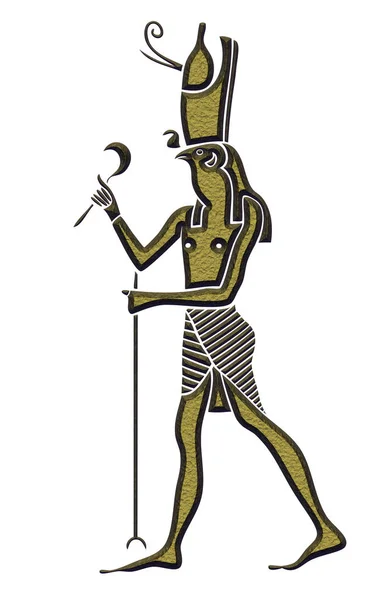 Horus - ο Θεός της αρχαίας Αιγύπτου — Φωτογραφία Αρχείου