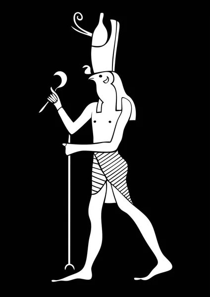 Horus - Gott des alten Ägyptens — Stockvektor