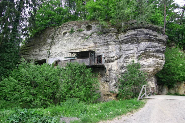 Ruins of the rock castle Harasov — Stock Photo, Image