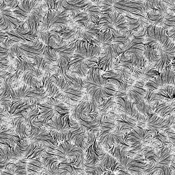 Textura abstracta en blanco y negro a la Vincent van Gogh — Vector de stock