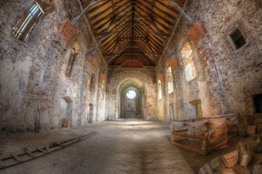 Kalıntıları Augustinerinnen Manastırı, Pivon, Çek Cumhuriyeti 