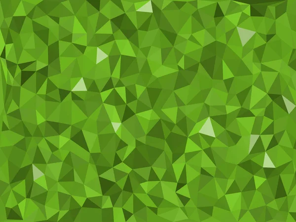Padrão triangular verde-selva - mosaico de triângulos —  Vetores de Stock