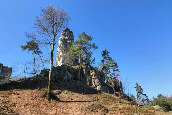 Klippformationer i de Bohemian Paradise Geopark — Stockfoto