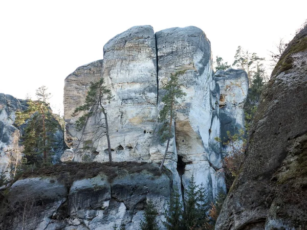 ボヘミアの楽園での砂岩岩 — ストック写真