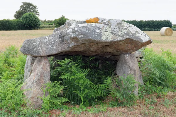 Dolmen de Kerangre - monumento megalítico em Erdeven, Bretanha — Fotografia de Stock