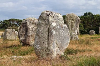 Hizalama de Carnac - Hizalama du Menec - Menhirs satırları
