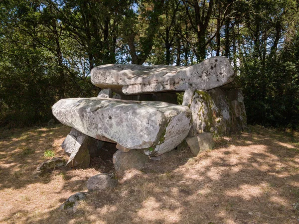 Dolmen de Roch-Feutet perto de Carnac em Britanny — Fotografia de Stock
