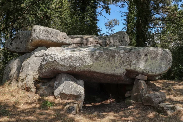 Dolmen Roch Feutet Bij Carnac Bretagne Frankrijk — Stockfoto