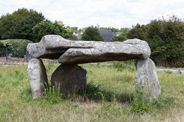 Dolmen Botlann Monumento Megalítico Aldeia Erdeven Bretanha França — Fotografia de Stock