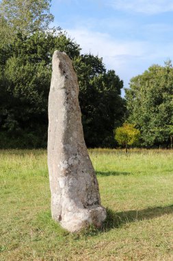 Menhir Saint-Samson, Pleumeur-Bodou, Brittany, Fransa