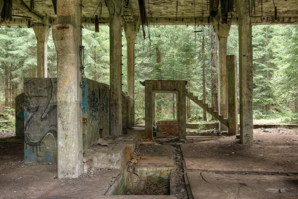 Sauersack Ruines Ancienne Mine Étain Rolava Dans Les Monts Ore — Photo