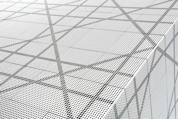 Arquitetura abstrata em preto e branco — Fotografia de Stock