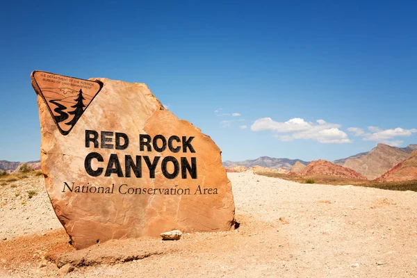 Panneau du canyon Red Rock — Photo