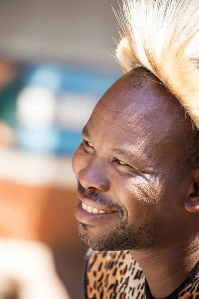 Ritratto della tribù Zulu — Foto Stock