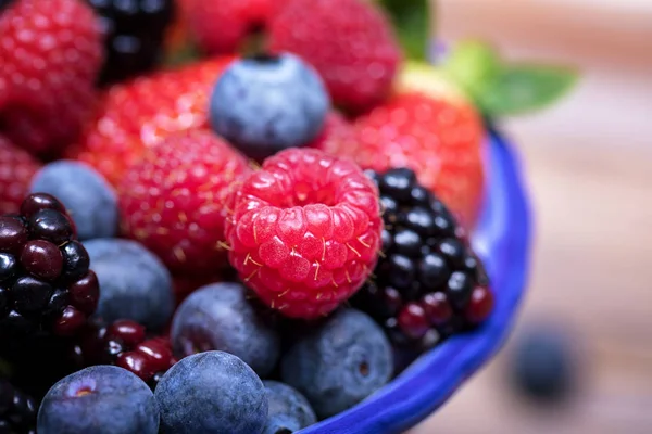 Sommerbeeren in Schale — Stockfoto