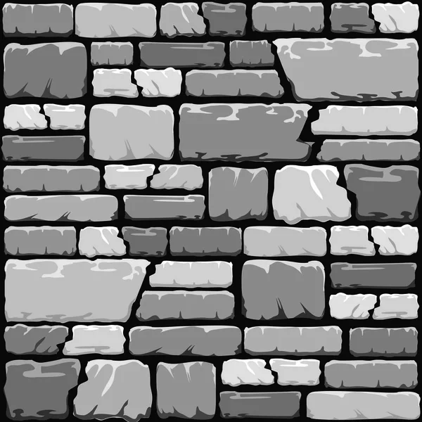 GRIS TEXTURA DE BRICKWALL — Vector de stock