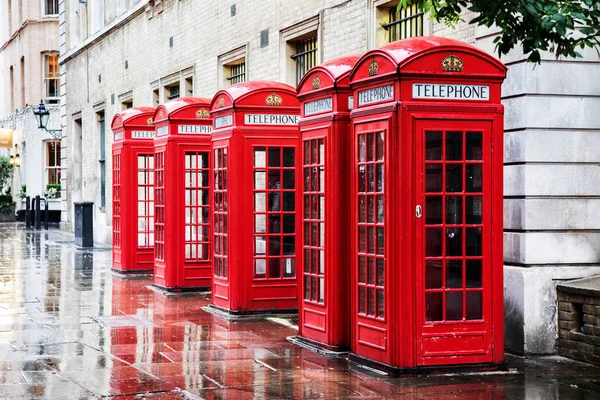 Covent Garden phone boxes — Stock Photo, Image