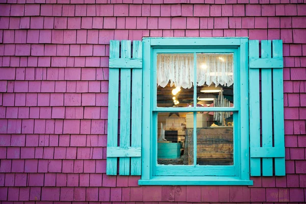 Shuttered window view — Stock Photo, Image