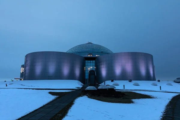 Reykjavik Islanda Gennaio 2020 Perlan Museum Planitarium Reykjavik Questo Moderno — Foto Stock