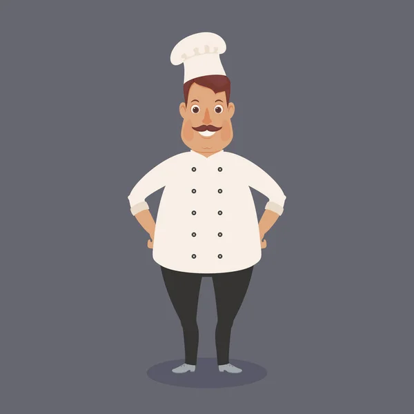Happy chef rester — Image vectorielle