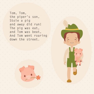 Nursery rhymes vector illustration clipart