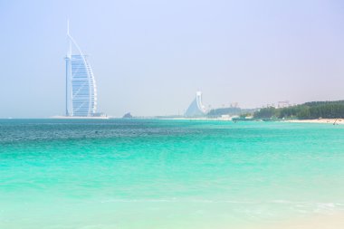 İnsanlar Jumeirah Beach, Dubai, Birleşik Arap Emirlikleri