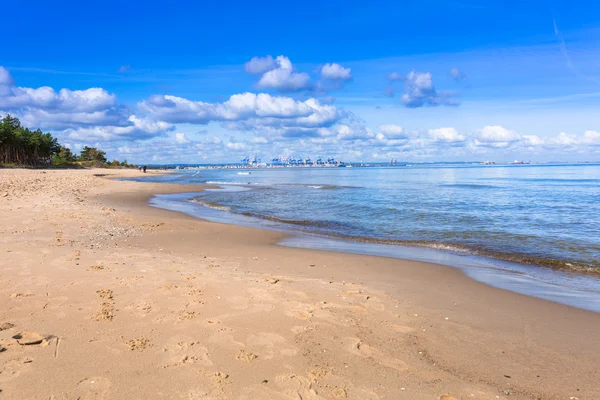 Hermosa playa en el Mar Báltico —  Fotos de Stock