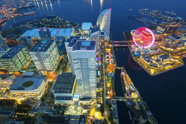 Aerial view of Yokohama city — Stock Photo, Image