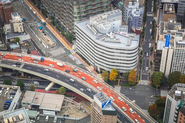 Luchtfoto van Tokyo metropolis van de 60ste verdieping van Sunshine stad wolkenkrabber, Ikebukuro — Stockfoto