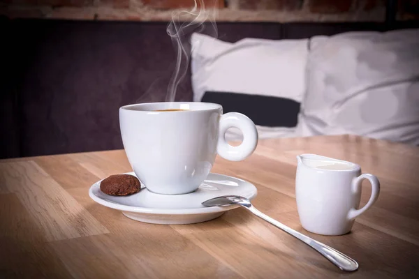 Secangkir kopi panas — Stok Foto