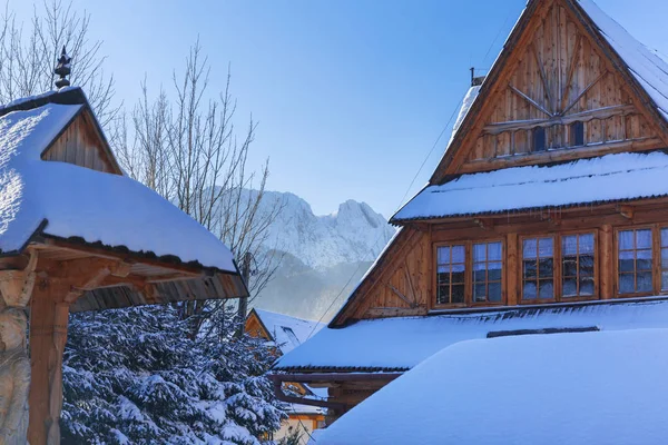 Zakopane Tatra bergen op winter — Stockfoto