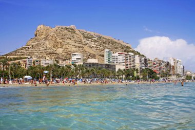 Alicante plaj sahil Costa Blanca üzerinde