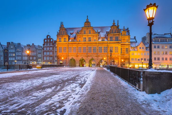 Oude stad van Gdansk, Polen — Stockfoto