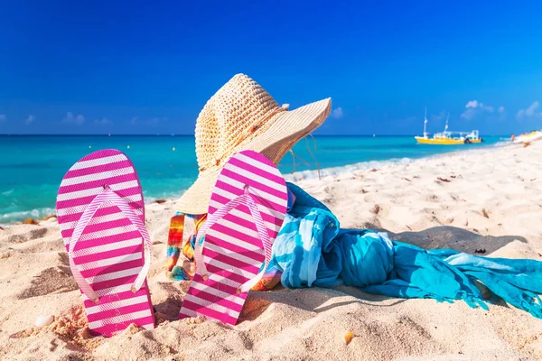 Férias na praia do Caribe — Fotografia de Stock