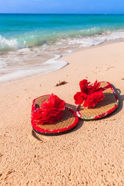 Vacanze sulla spiaggia dei Caraibi — Foto Stock