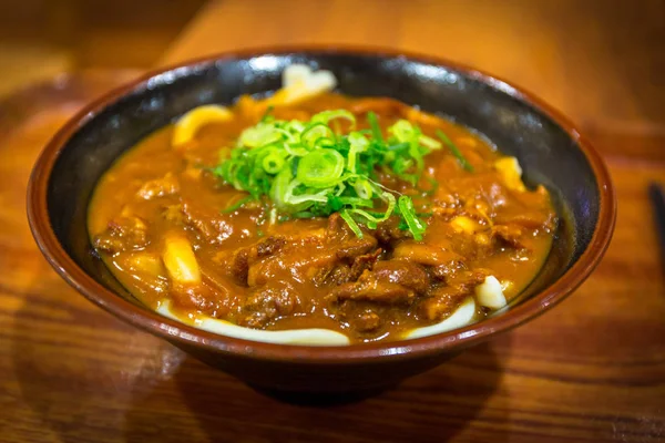 Japanese curry udon — Stock Photo, Image