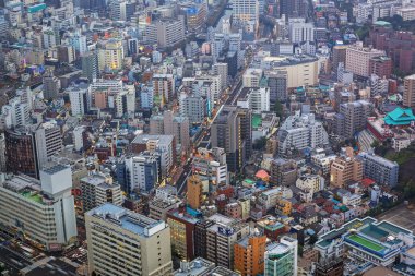 Yokohama erial görünümünü alacakaranlıkta