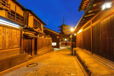 Higashiyama taslağı Kyoto Japon tarihi kent 