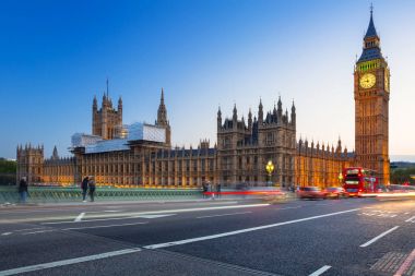 Westminster bridge Londra sahne