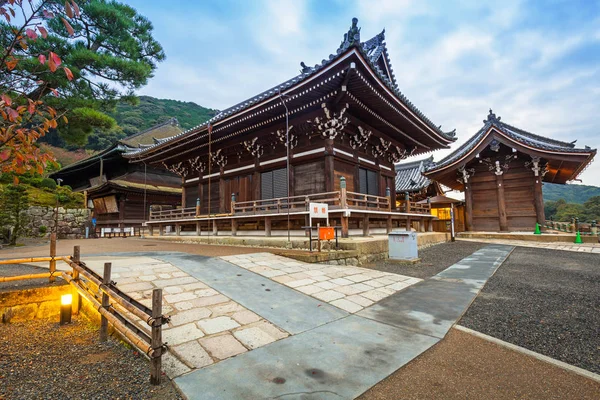 Kiyomizu-Dera buddhistický chrám v Kjótu za úsvitu, Japonsko — Stock fotografie