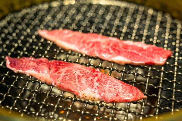 Yakiniku style barbecue beef — Stock Photo, Image