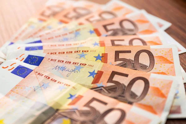 Euro money banknotes — Stock Photo, Image