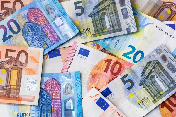 Billets en euros — Photo