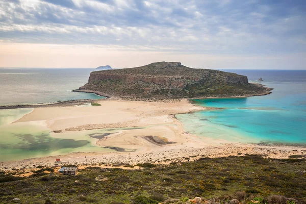 Nádherná pláž Balos na Krétě — Stock fotografie