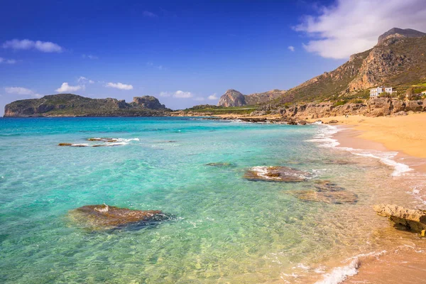 Strand van Falassarna op Kreta — Stockfoto
