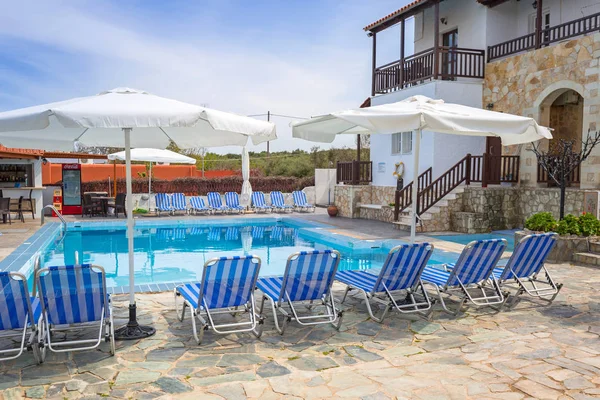 Architettura di Ledra Hotel Maleme nella città di Maleme a Creta — Foto Stock
