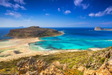 Girit Balos Beach şaşırtıcı sahne